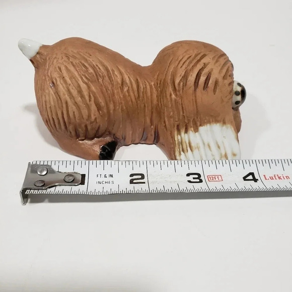 Vintage Big Eyed  Brown Sad Puppy Dog Figurine. - Picture 6 of 6